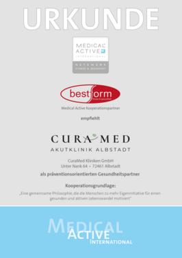Medical Active Urkunde